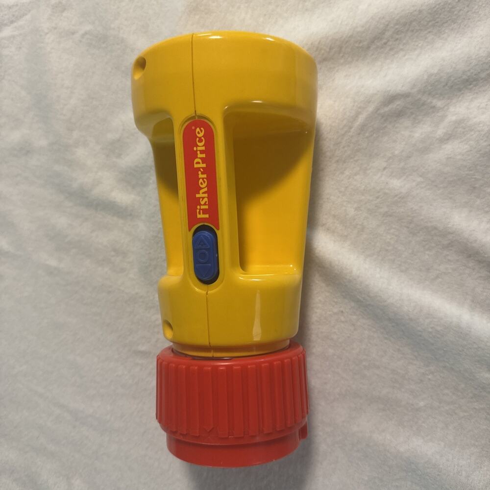 Vintage 1989 Fisher Price Flashlight Lantern Camp Night Light Child Classic Toy